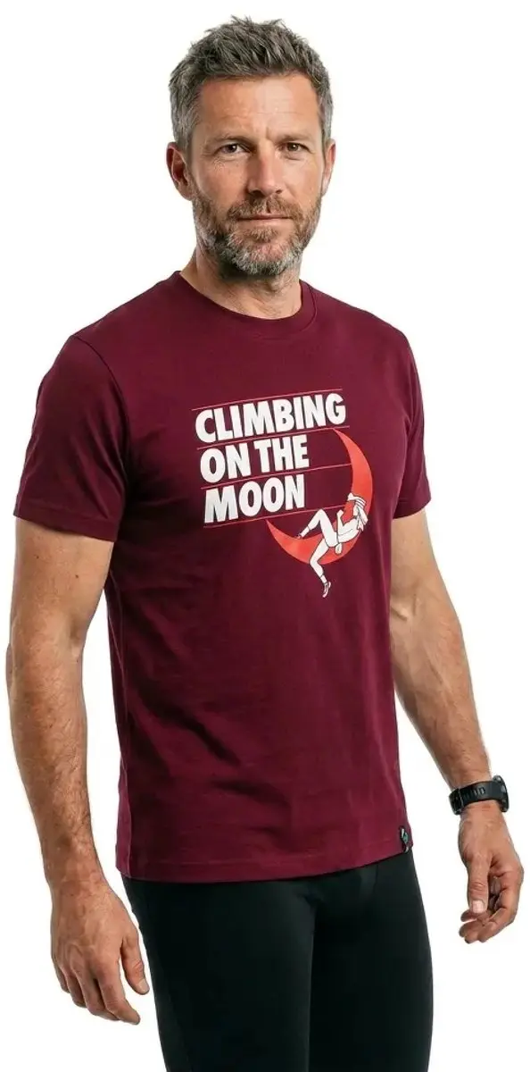 La Sportiva Moon Rock T-shirt - Redwood/Chalk - XL - afbeelding 3 van 4