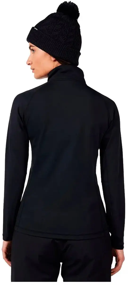 Rossignol Mid Layer Stretch Sweatshirt Met Halve Rits Zwart XS Vrouw - afbeelding 2 van 3