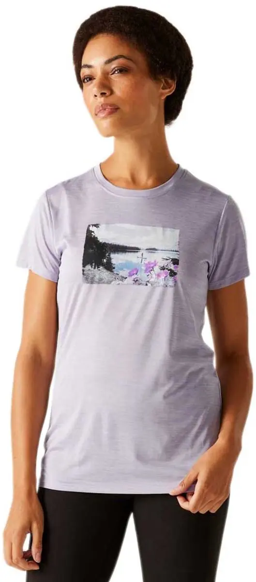 Regatta Fingal Ix T-shirt Met Korte Mouwen Paars 40 Vrouw