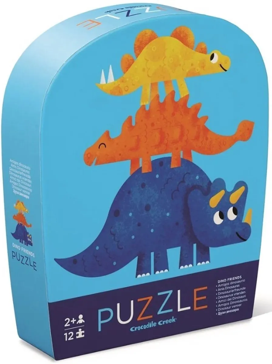 Crocodile Creek Drie Dinosaurussen Puzzel CC41221