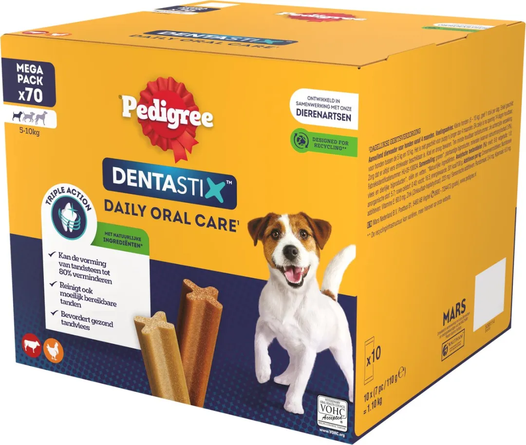 Pedigree Dentastix Kleine Hond Gebitsverzorging 70 Stuks