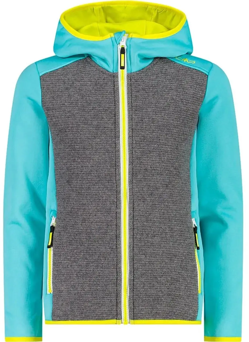 Cmp 30m2175 Fix Hood Softshelljack Grijs 8 Years Meisje