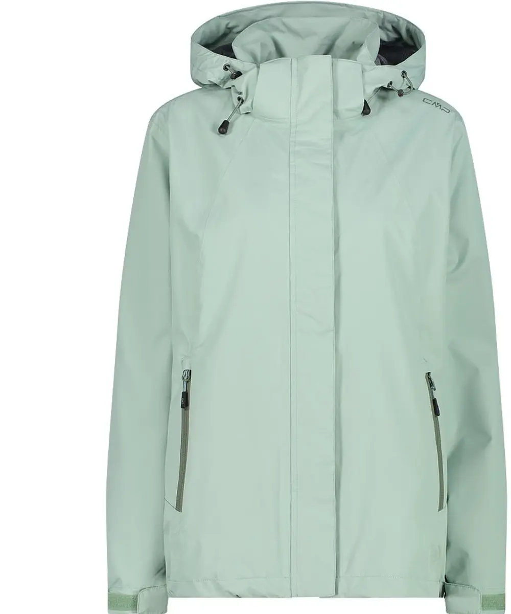 Cmp Zip Hood 32x5826 Afneembare Jas Groen 2XL Vrouw