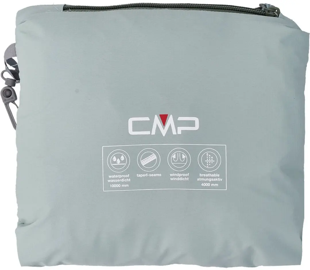 Cmp Zip Hood 32x5826 Afneembare Jas Groen 2XL Vrouw - afbeelding 5 van 6