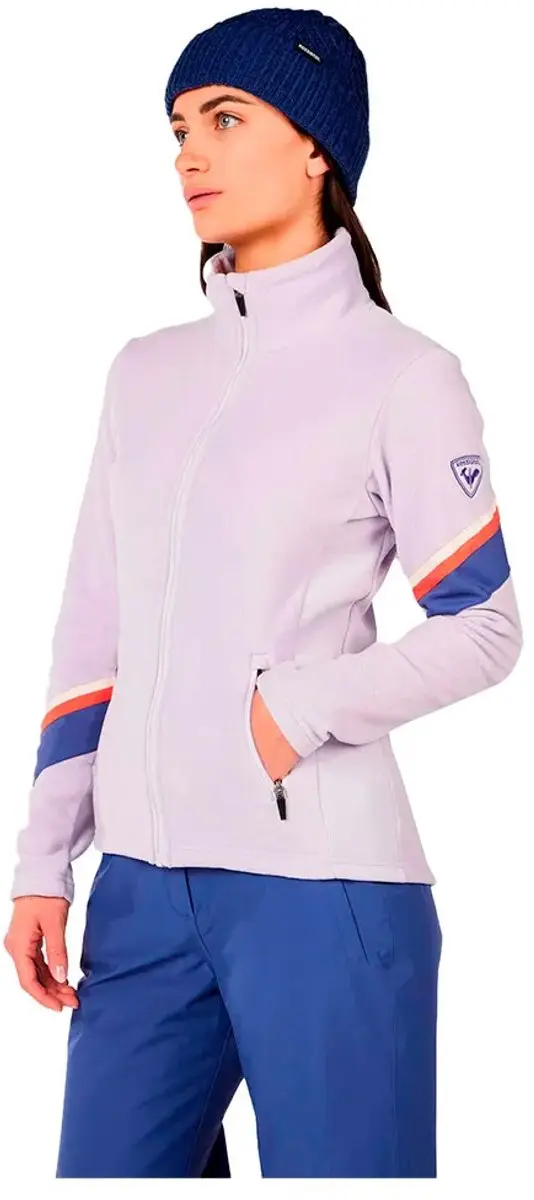 Rossignol Strawpile Fleece Met Volledige Rits Paars XS Vrouw - afbeelding 3 van 3