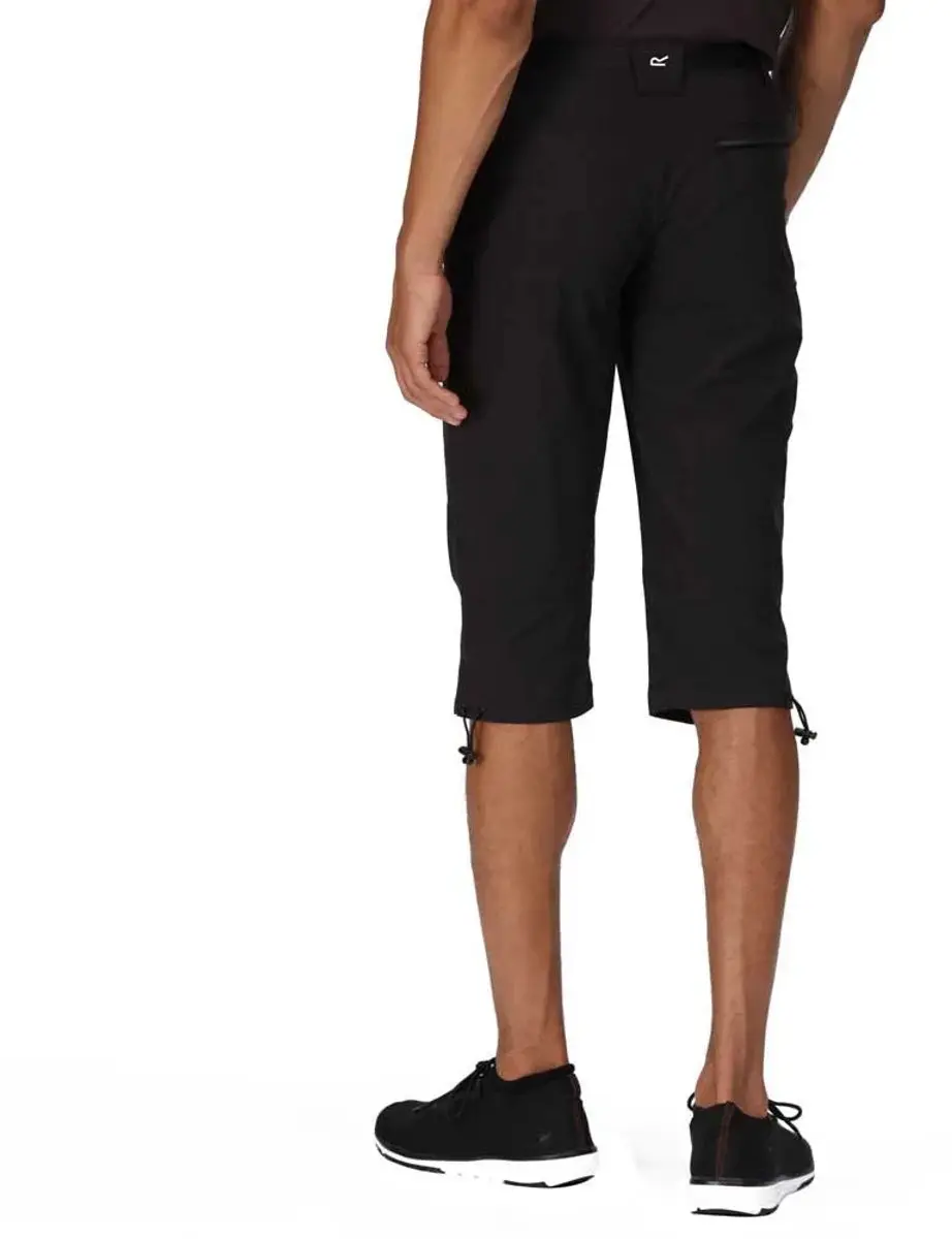 Regatta Xert Stretch Capri - Heren Capri - Black - afbeelding 2 van 6