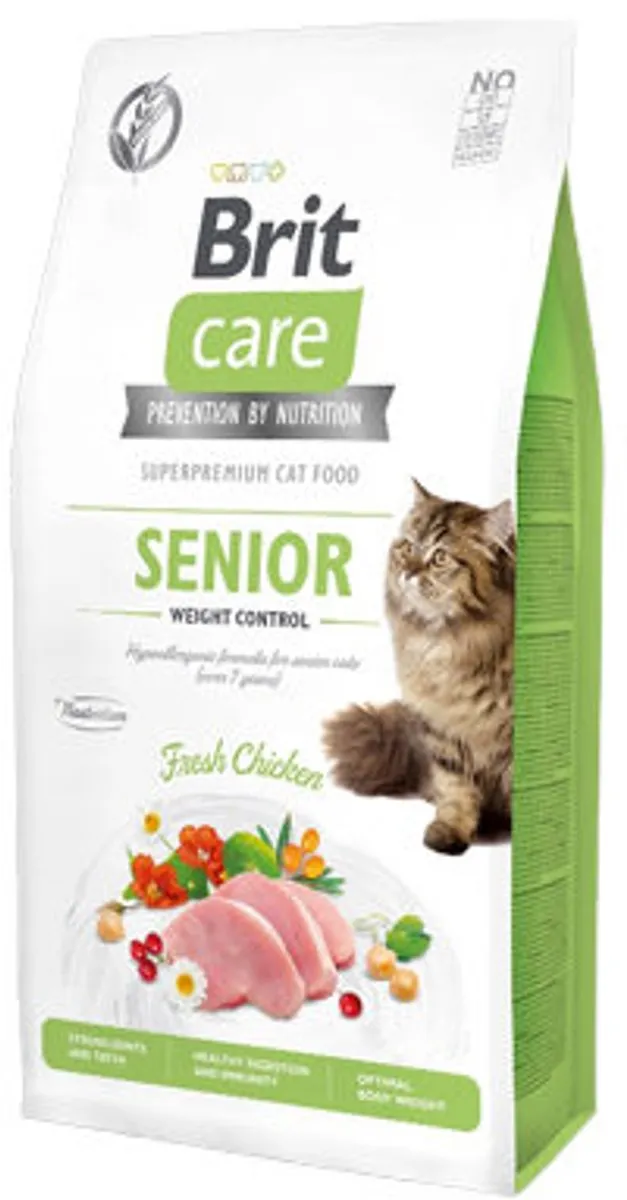 Brit Care Senior Weight Control Kattenvoer 7kg