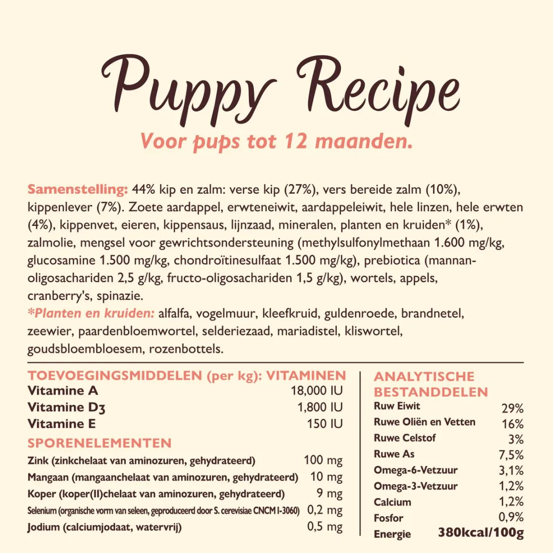 Lily's Kitchen Puppyvoer Kip & Zalm 7kg