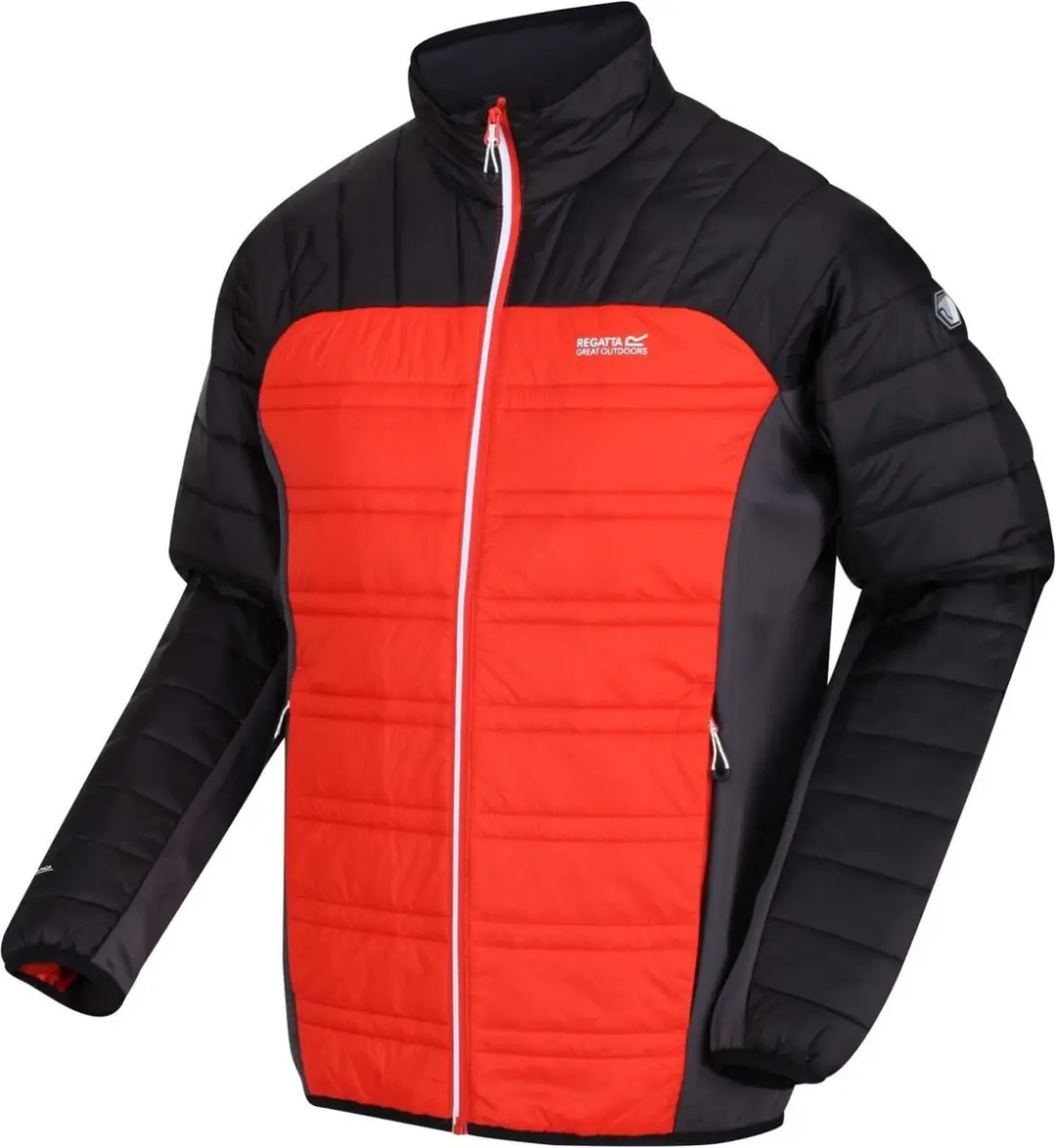 Regatta Heren Halton V Vest Cajun Orange / Black Maat M