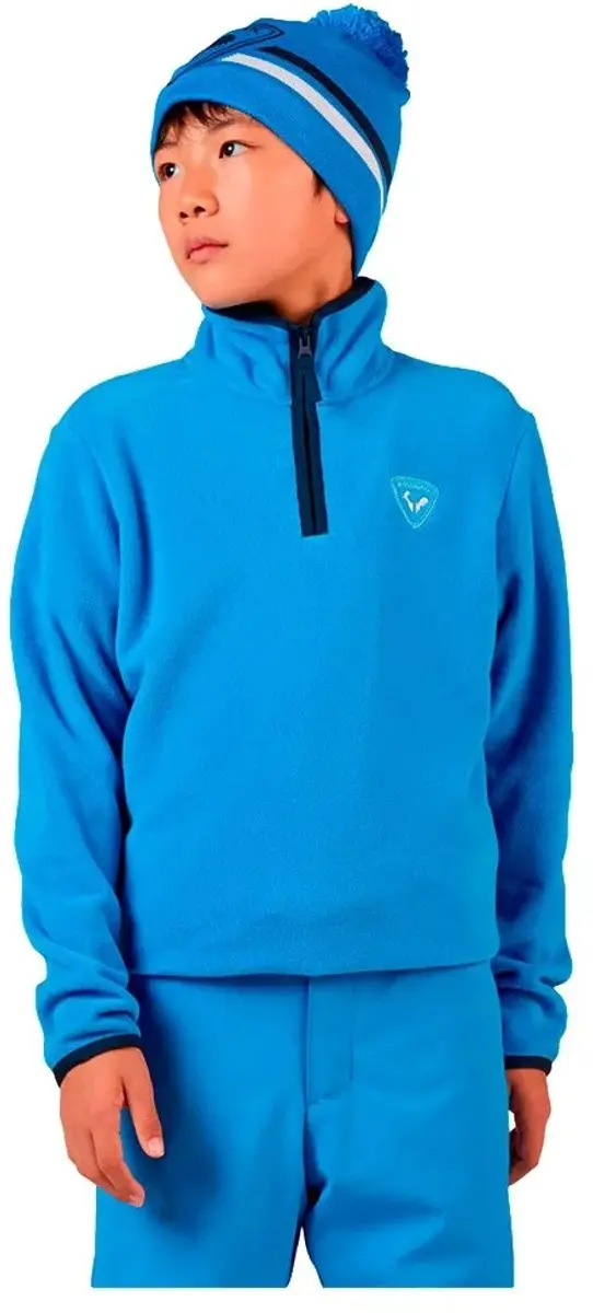 Rossignol Strawpile Fleece Met Halve Rits Blauw 16 Years Jongen - afbeelding 3 van 6