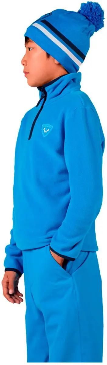 Rossignol Strawpile Fleece Met Halve Rits Blauw 16 Years Jongen - afbeelding 4 van 6