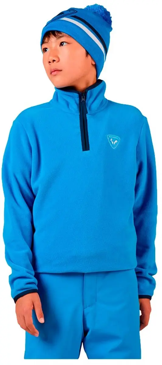 Rossignol Strawpile Fleece Met Halve Rits Blauw 16 Years Jongen - afbeelding 2 van 6