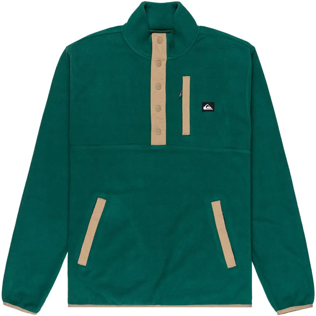 Quiksilver No Destination Fleece Met Halve Rits S Man