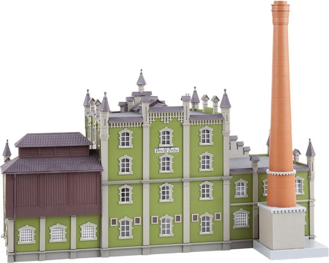 Faller H0 Brouwerij Peschl Modelbouwset - Groen/Bruin/Koper