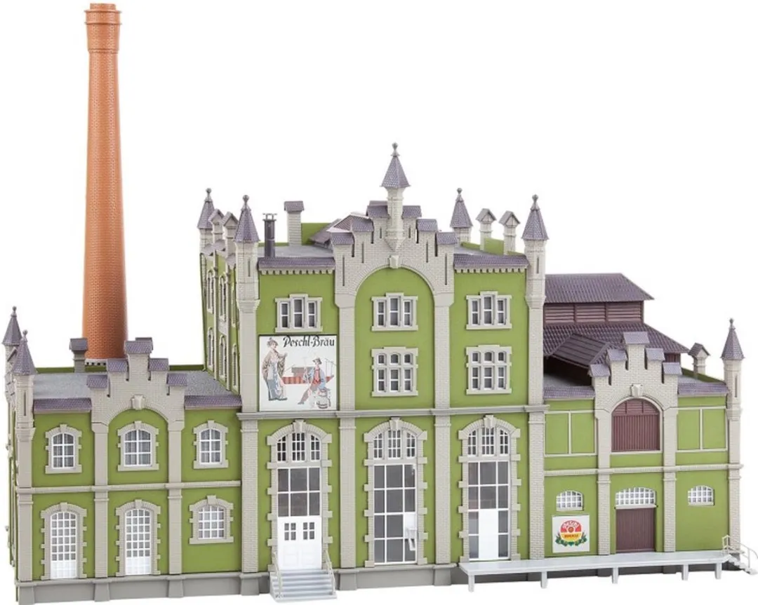 Faller H0 Brouwerij Peschl Modelbouwset - Groen/Bruin/Koper