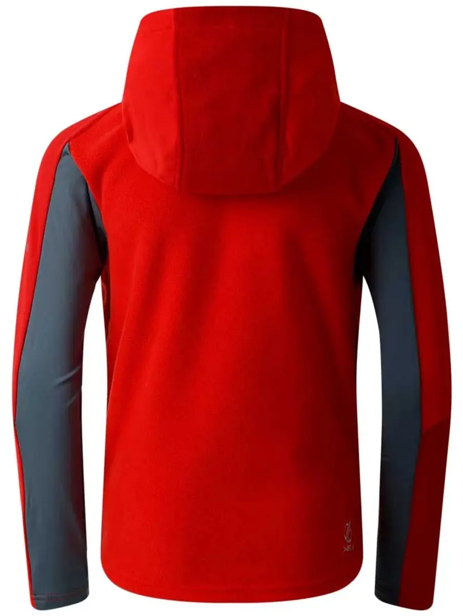 Dare2b Thriving Iv Fleece Met Volledige Rits Rood,Oranje 9-10 Years Kinderen - afbeelding 6 van 6