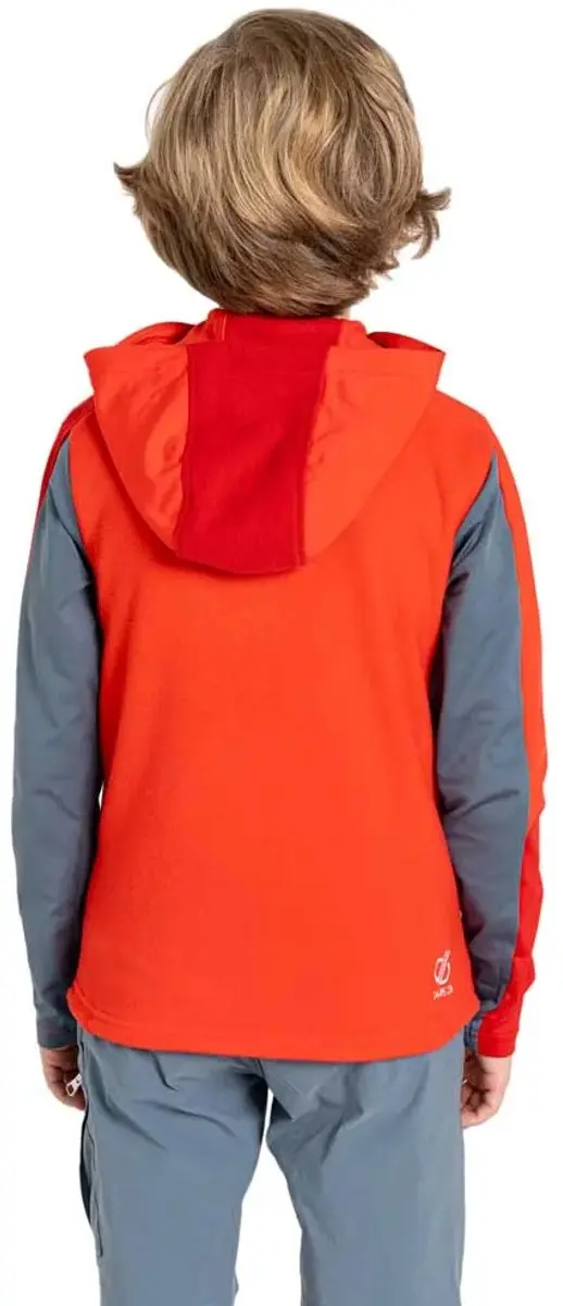Dare2b Thriving Iv Fleece Met Volledige Rits Rood,Oranje 9-10 Years Kinderen - afbeelding 3 van 6