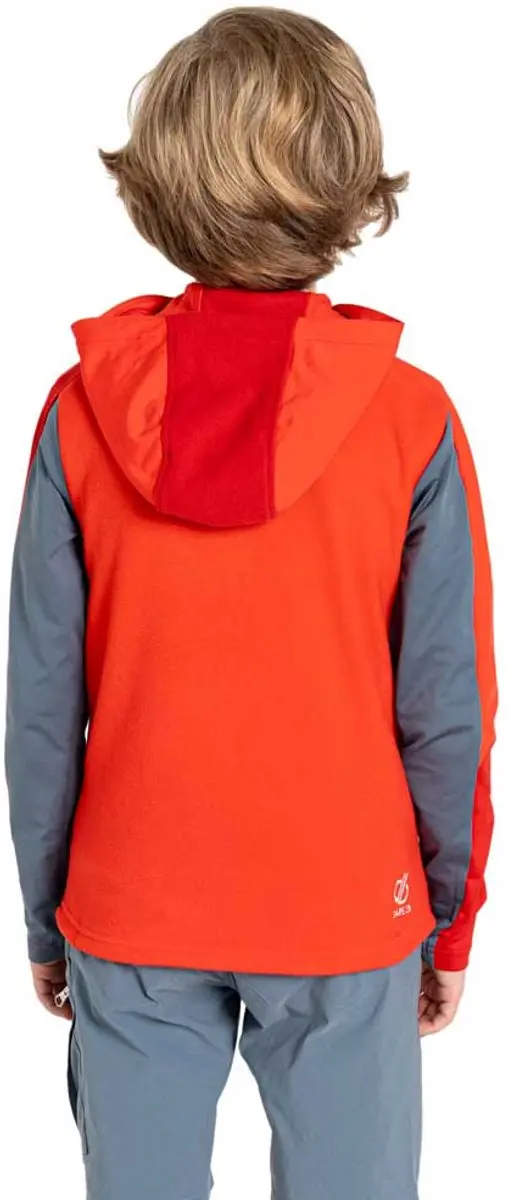 Dare2b Thriving Iv Fleece Met Volledige Rits Rood,Oranje 9-10 Years Kinderen - afbeelding 2 van 6