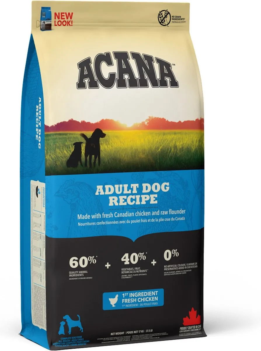 Acana Heritage Adult Hond 17kg