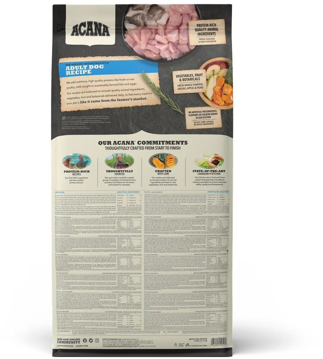 Acana Heritage Adult Hond 17kg - afbeelding 3 van 6