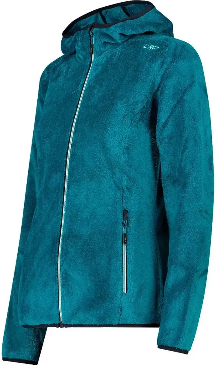 Cmp 38p1546 Fleece Met Kap Blauw XS Vrouw - afbeelding 3 van 3