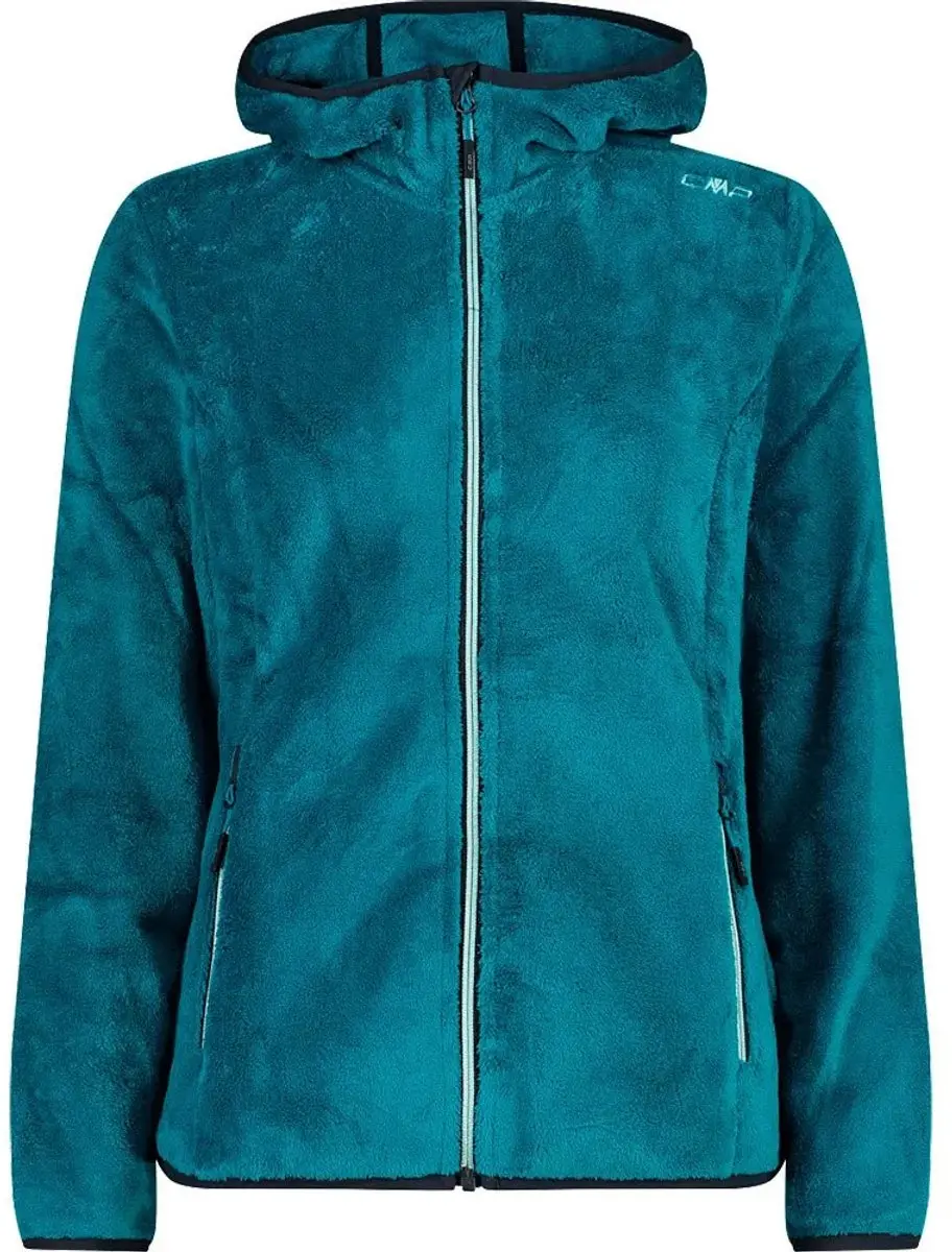 Cmp 38p1546 Fleece Met Kap Blauw XS Vrouw