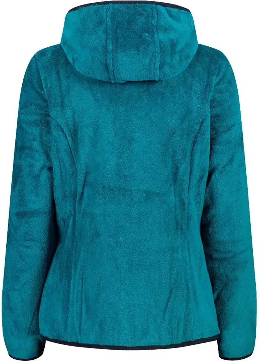 Cmp 38p1546 Fleece Met Kap Blauw XS Vrouw - afbeelding 2 van 3