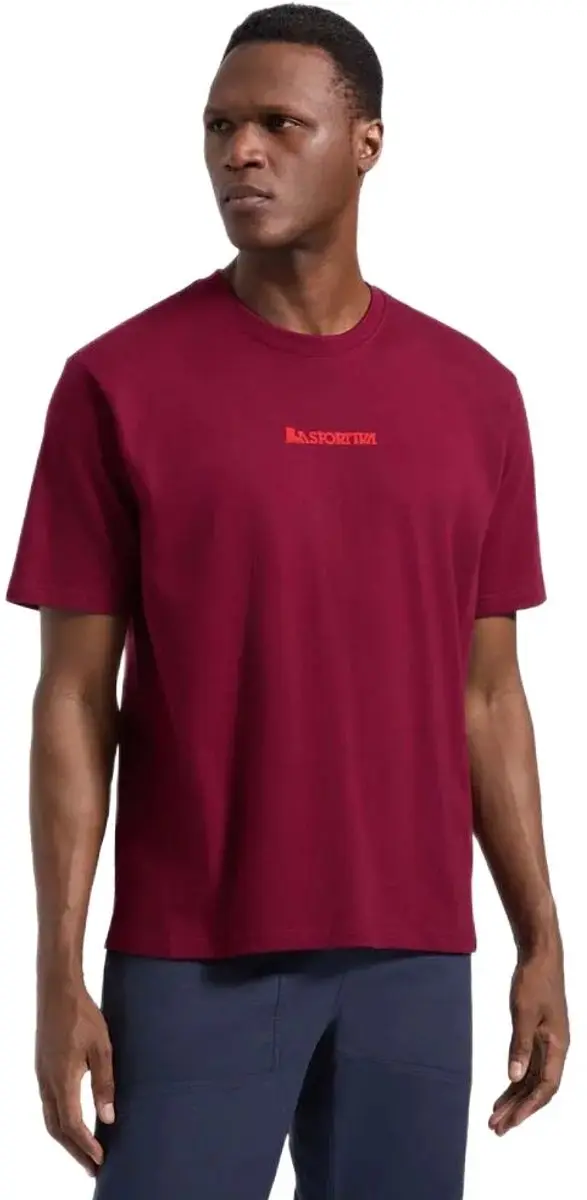 La Sportiva Moon Climb T-shirt Met Korte Mouwen Rood L Man