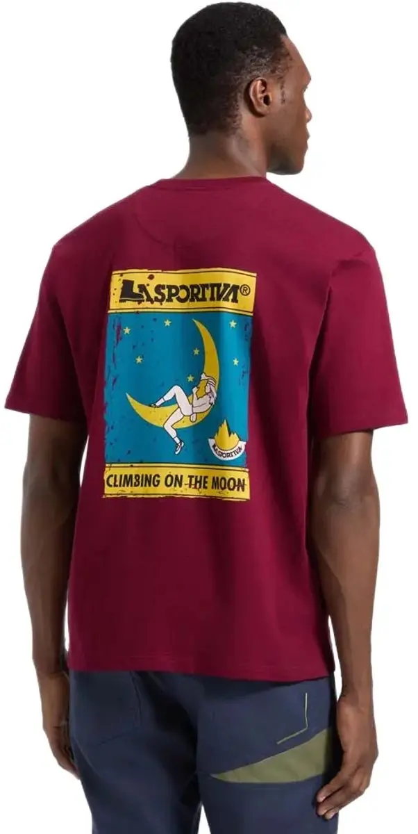La Sportiva Moon Climb T-shirt Met Korte Mouwen Rood L Man - afbeelding 2 van 4