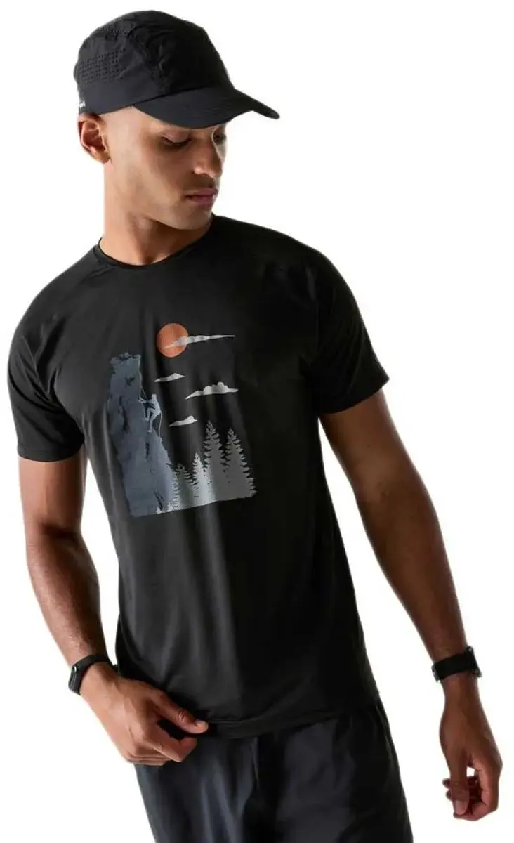 Dare2b Tech Ii T-shirt Met Korte Mouwen Zwart 2XL Man