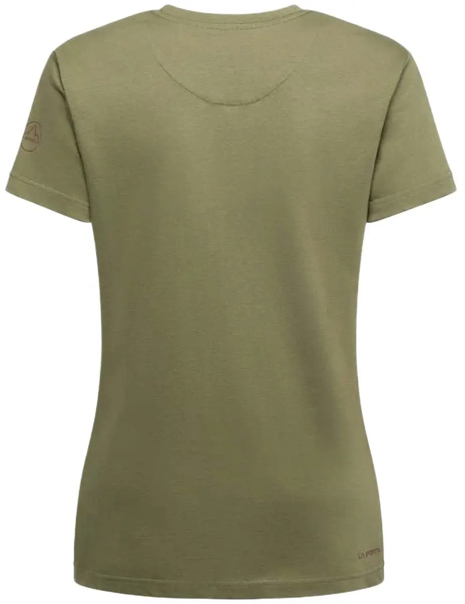 La Sportiva Made Of Mountain T-shirt Dames - XS - Cypress/Redwood - afbeelding 2 van 4