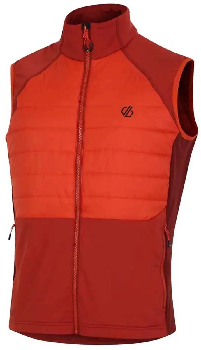 Dare 2b Descending Mouwloos Jasje - Cinnamon/Tuscan Red - M - afbeelding 6 van 6
