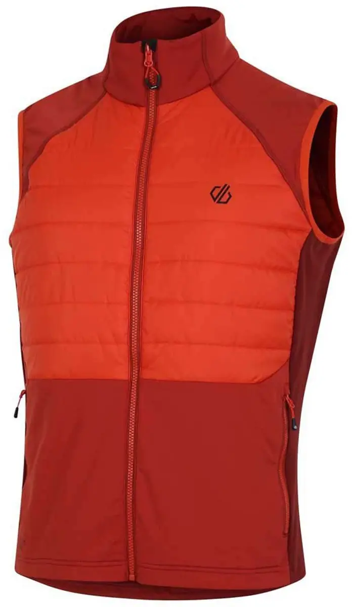 Dare 2b Descending Mouwloos Jasje - Cinnamon/Tuscan Red - M - afbeelding 4 van 6