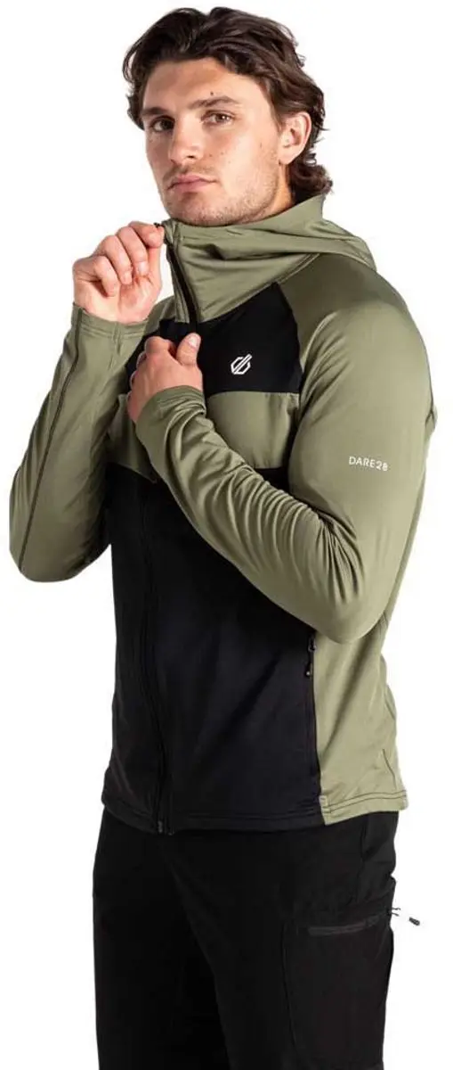 Dare2b Touring Ii Stretch Sweatshirt Met Rits Groen L Man