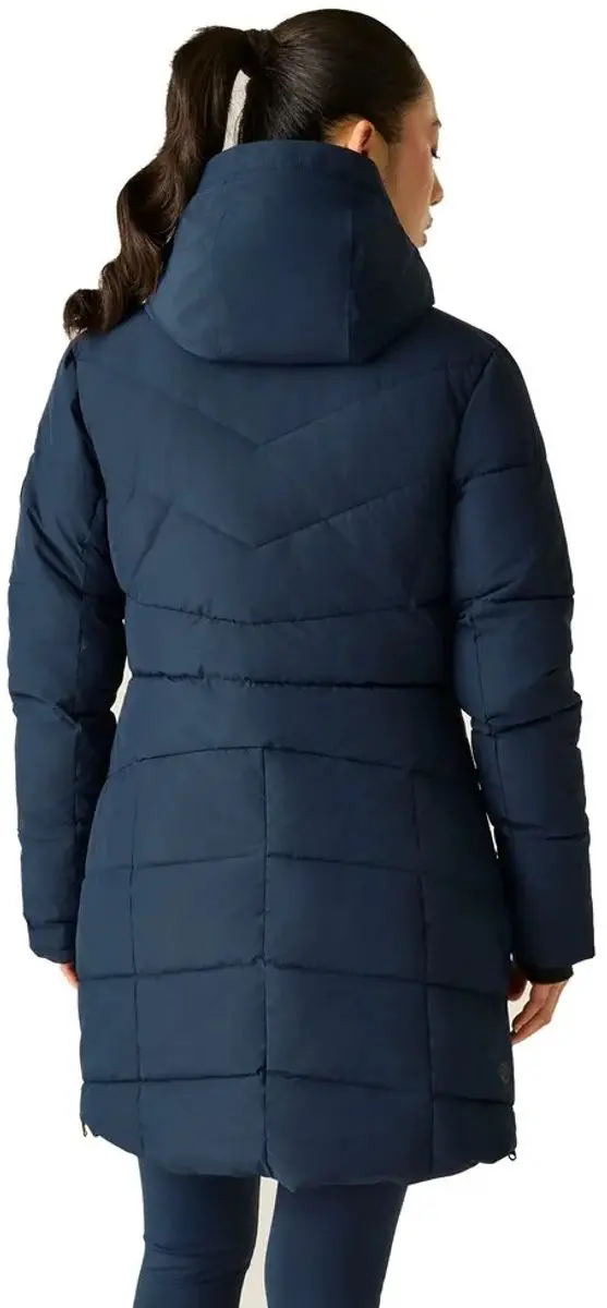 Dare 2b Glacier Damesjack met capuchon - Navy - afbeelding 2 van 5