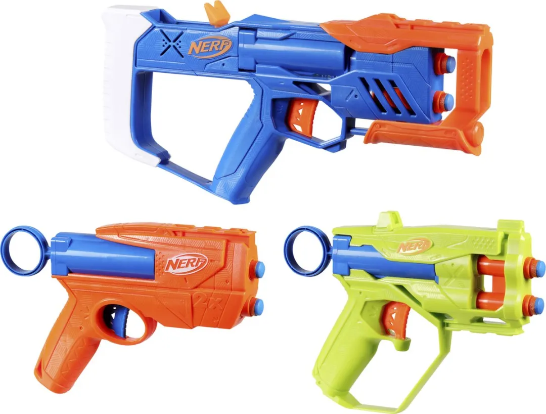 Nerf N Series Triple Action Pack F9840EU4 - Meerkleurig