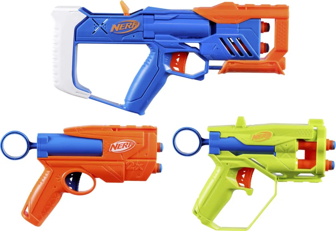 Nerf N Series Triple Action Pack F9840EU4 - Meerkleurig