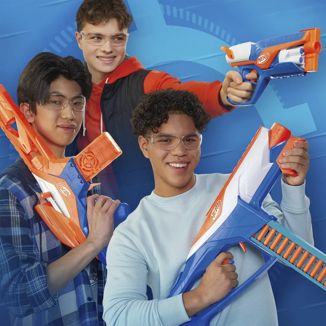 Nerf N Series Triple Action Pack F9840EU4 - Meerkleurig