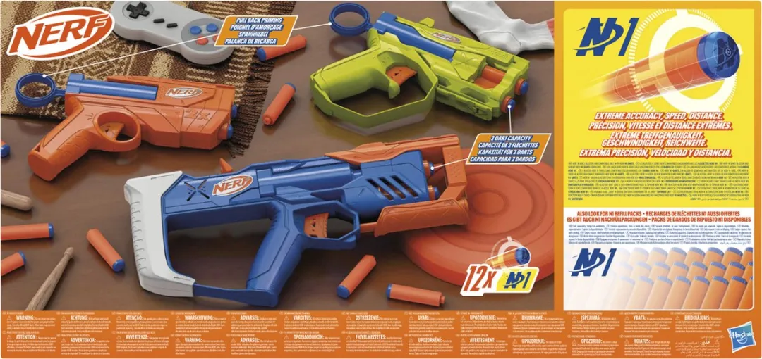 Nerf N Series Triple Action Pack F9840EU4 - Meerkleurig - afbeelding 6 van 6