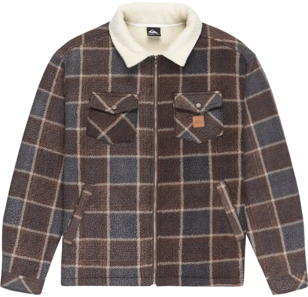 Quiksilver Eqypf03080 Fleece Met Volledige Rits Bruin L Man