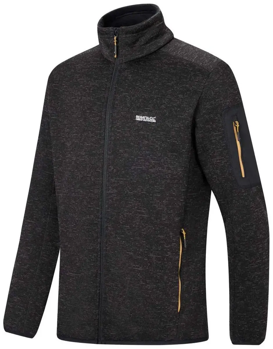 Regatta Newhill Fleece met Volledige Rits - Zwart - afbeelding 4 van 4