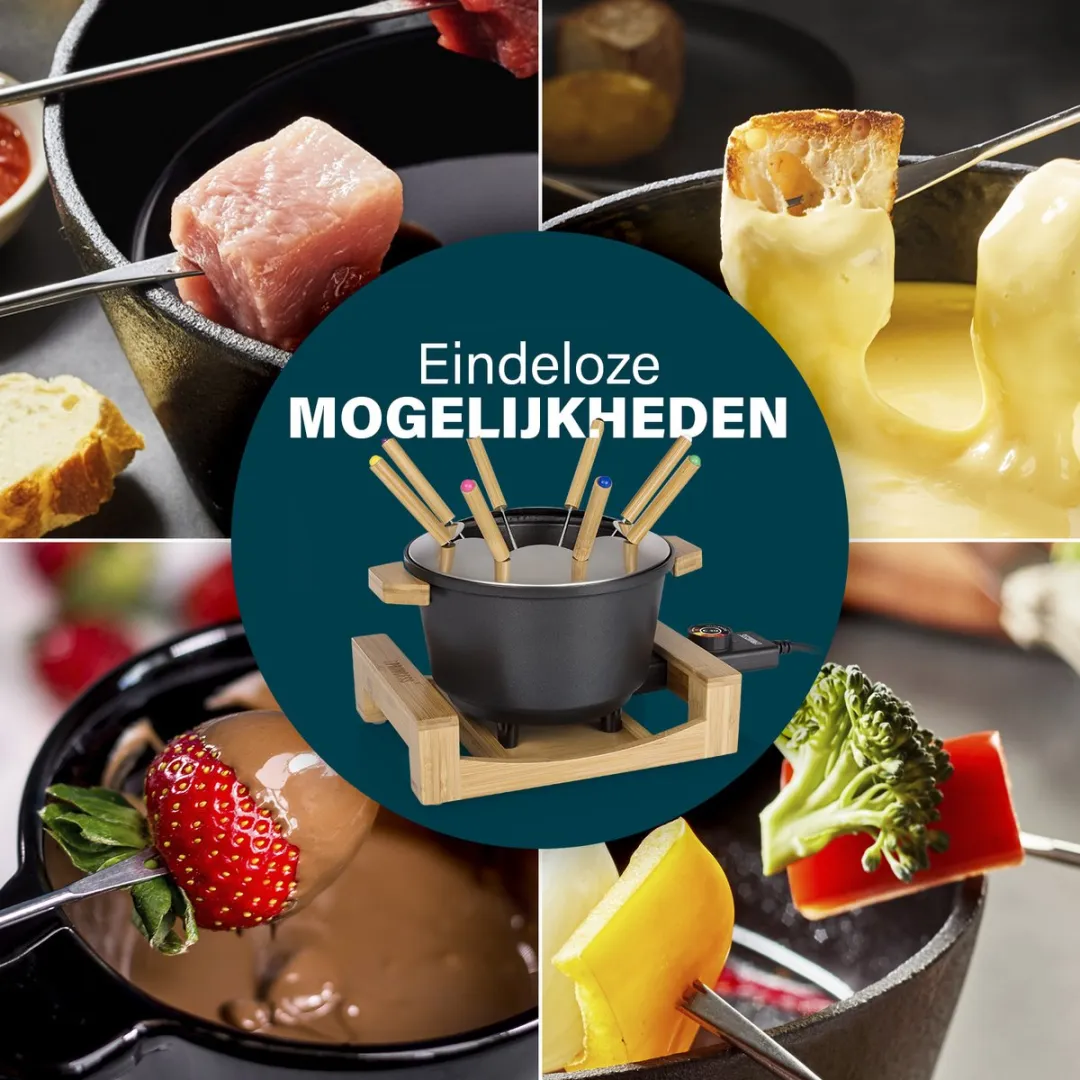 Princess Fonduepan 173025 Elektrische Fondueset 8 Personen - 1.5L