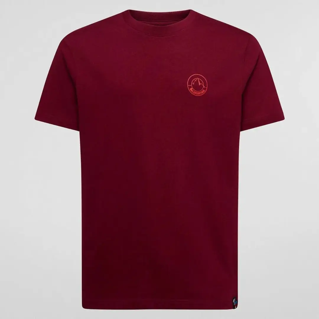 La Sportiva Circle Logo T-shirt - Redwood - afbeelding 4 van 4