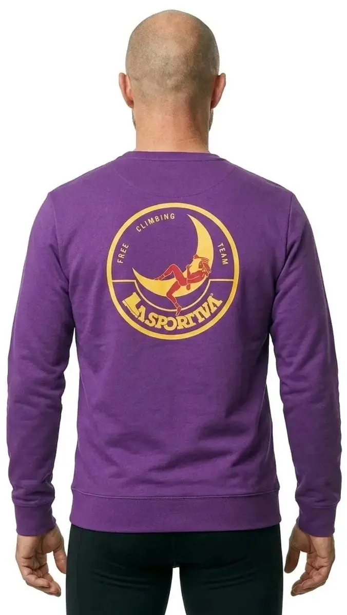 La Sportiva Climbing on the Moon Sweatshirt - Paars - L - afbeelding 4 van 4