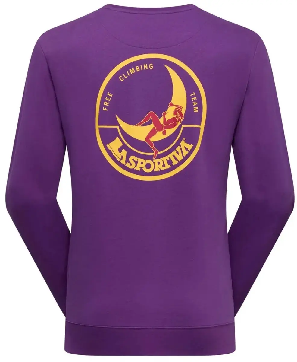 La Sportiva Climbing on the Moon Sweatshirt - Paars - L - afbeelding 2 van 4