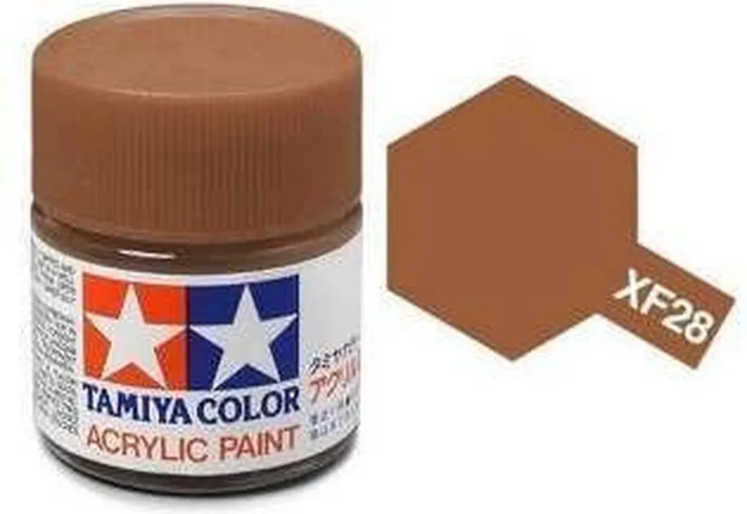 Tamiya Hobbyverf Acryl XF-28 Dark Copper 23ml