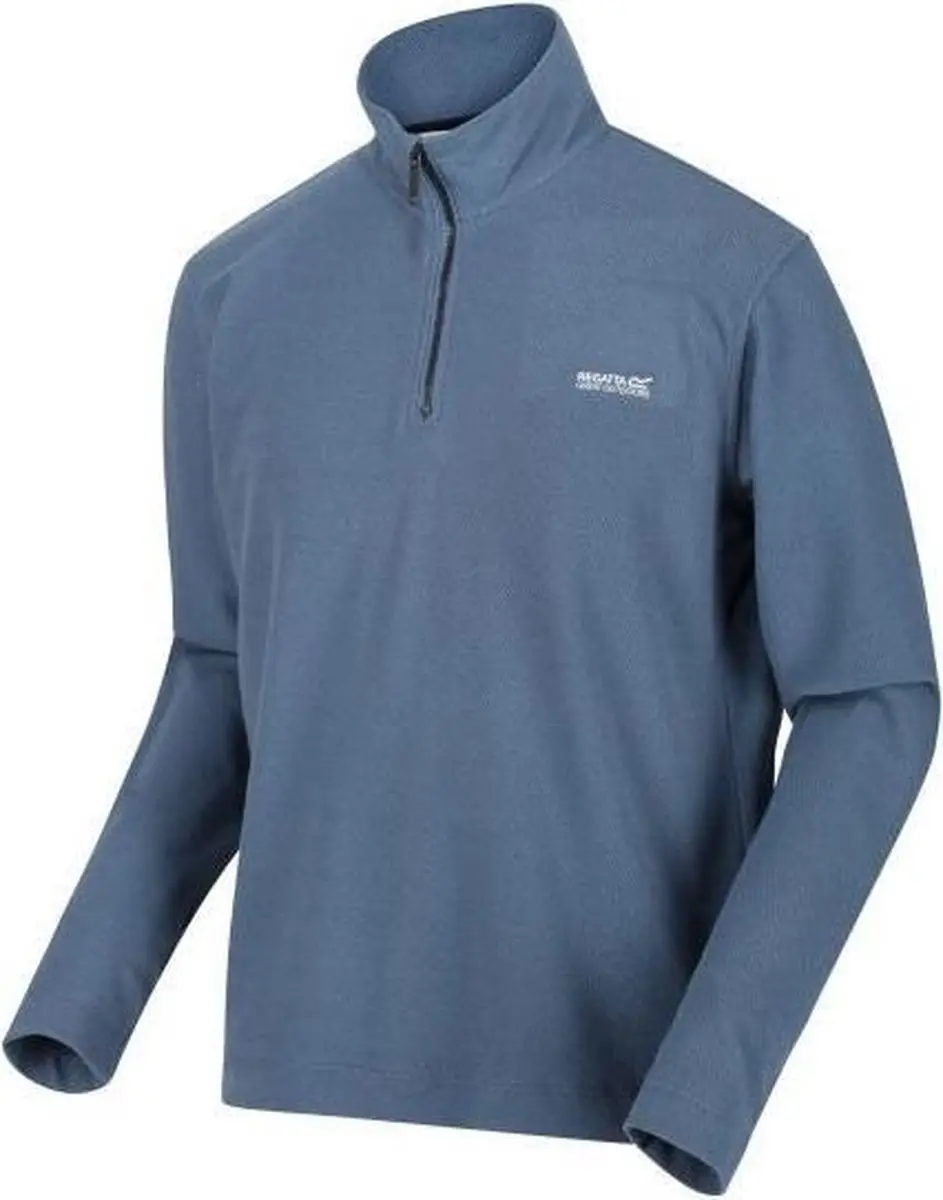Regatta Elgor II Fleece Met Halve Rits En Visgraatmotief Voor Heren Blauw