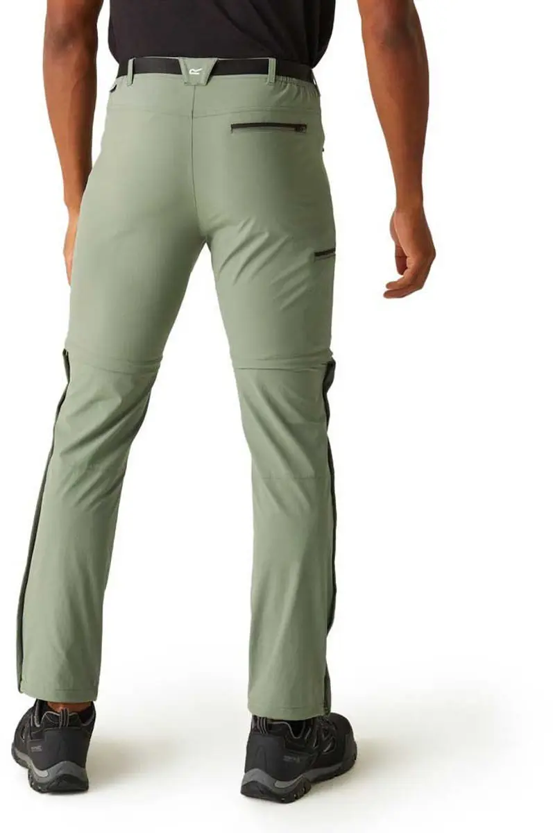Regatta Xert III Ritsbare Stretch Wandelbroek - Agave Green - 30 - afbeelding 2 van 6