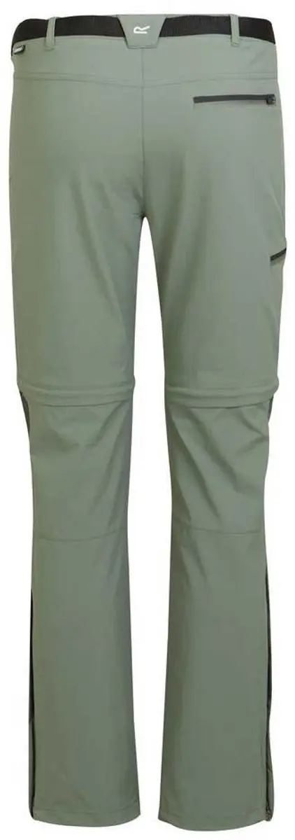 Regatta Xert III Ritsbare Stretch Wandelbroek - Agave Green - 30 - afbeelding 5 van 6