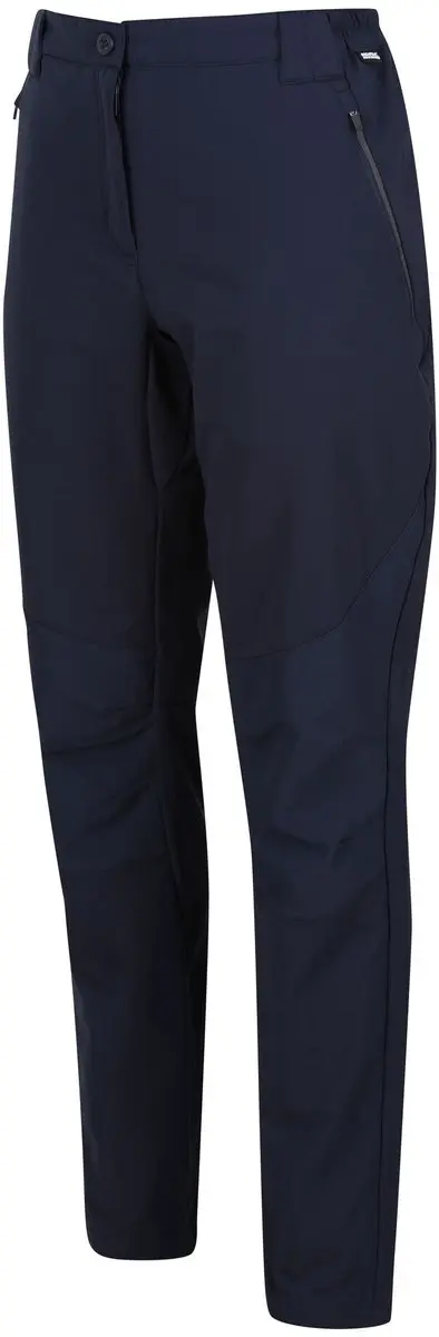 Regatta-Fenton softshell wandelbroek voor dames-Marineblauw - afbeelding 4 van 6